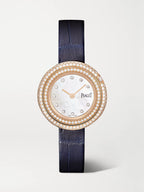 Piaget Possession 29mm 18-Karat Rose Gold, Diamond and Alligator Watch