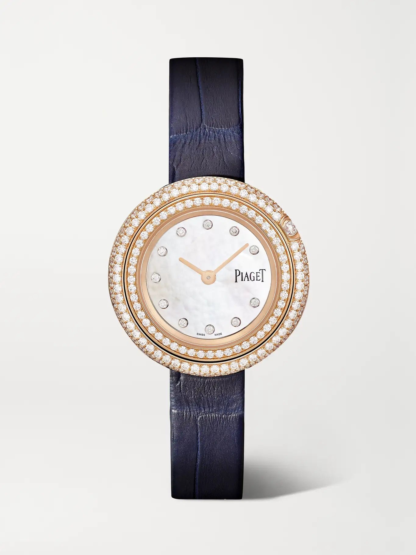 Piaget Possession 29mm 18-Karat Rose Gold, Diamond and Alligator Watch