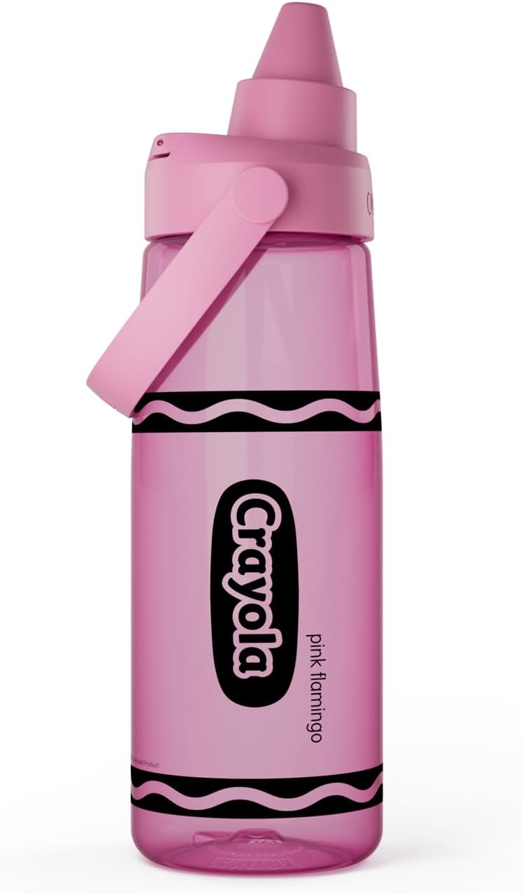 CamelBak Crayola Chug Tritan Renew Water Bottle Pink Flamingo 25 oz