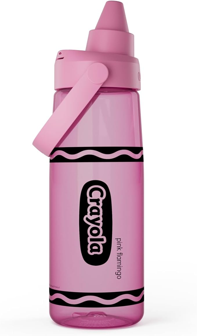 CamelBak Crayola Chug Tritan Renew Water Bottle Pink Flamingo 25 oz