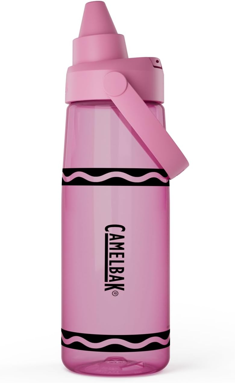 CamelBak Crayola Chug Tritan Renew Water Bottle Pink Flamingo 25 oz