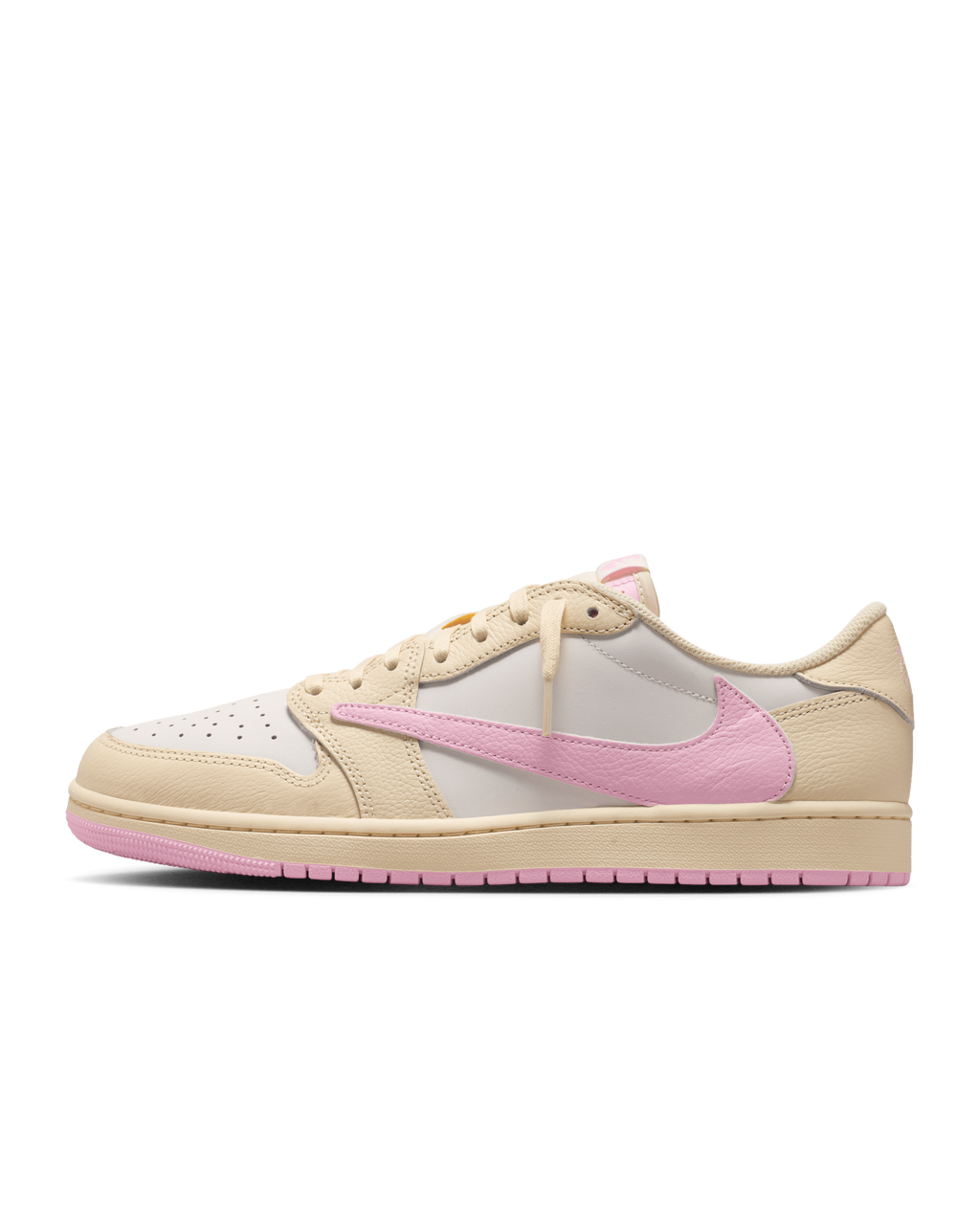 Air Jordan 1 Low x Travis Scott — Muslin and Shy Pink