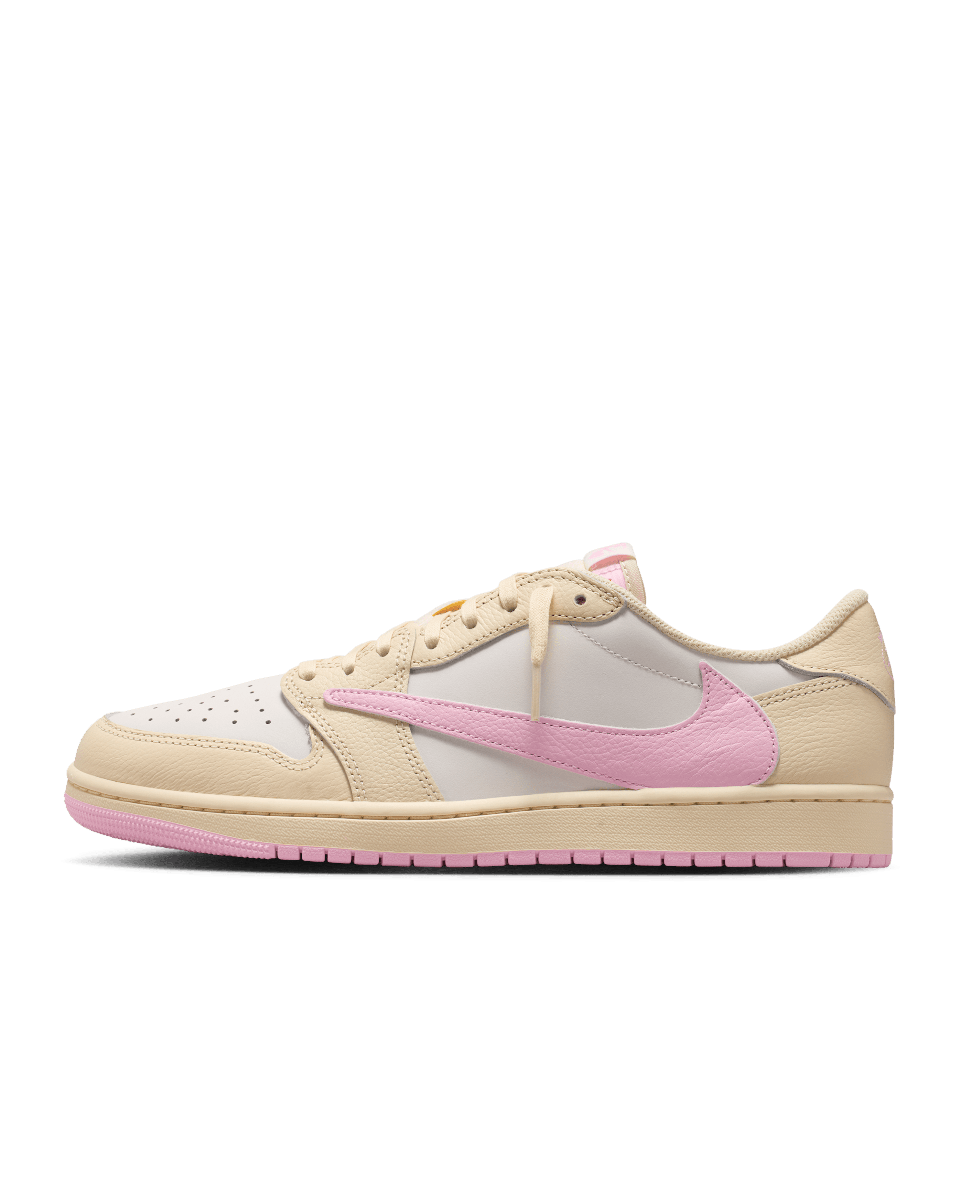 Air Jordan 1 Low x Travis Scott — Muslin and Shy Pink
