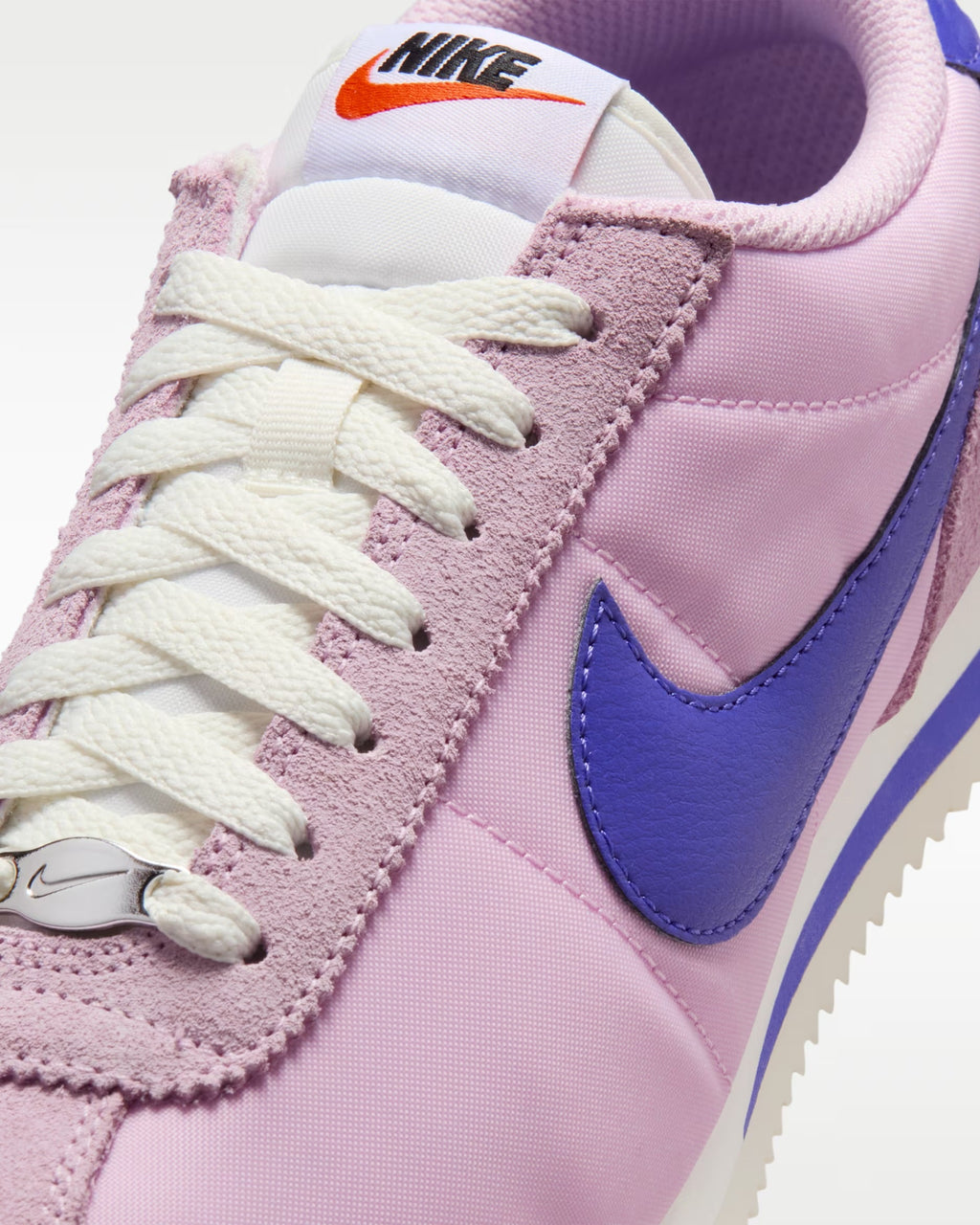 Nike Cortez Textile Trainers – Light Arctic Pink / Sail / Paramount Blue