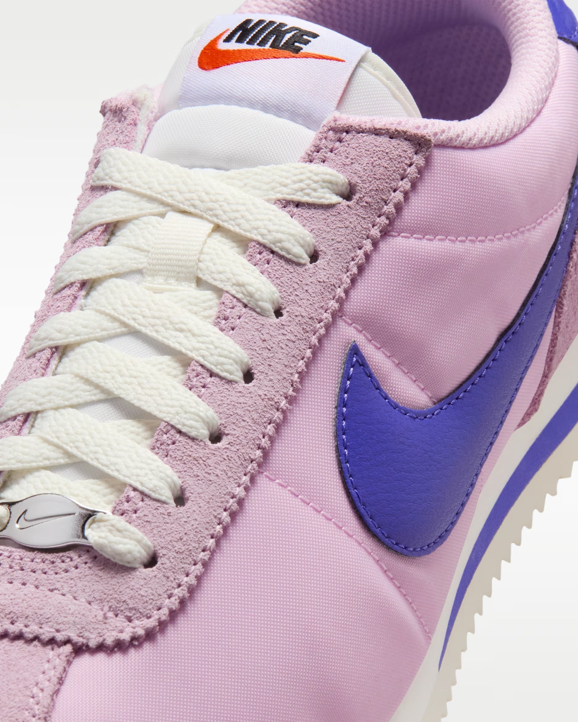 Nike Cortez Textile Trainers – Light Arctic Pink / Sail / Paramount Blue