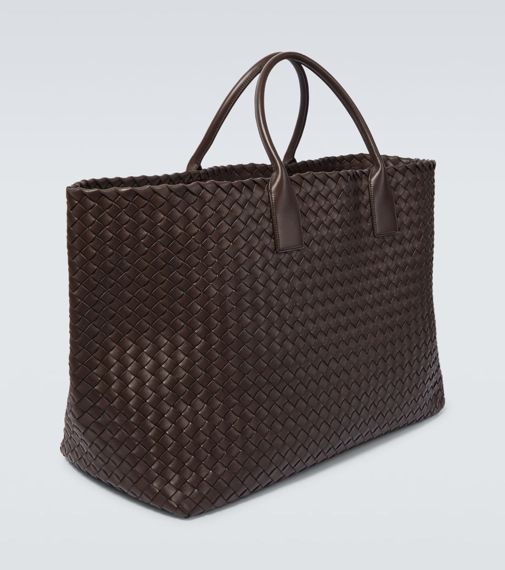 Bottega Veneta Cabat Large Intrecciato Leather Tote Bag