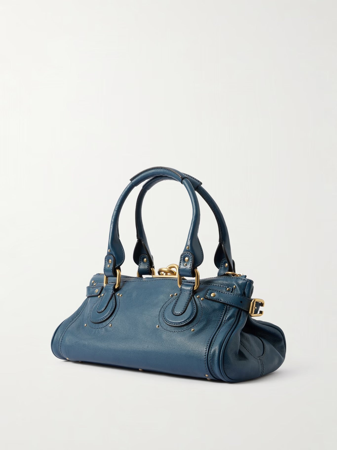 Chloé Paddington Embellished Leather Tote Bag – Iconic Padlock Design