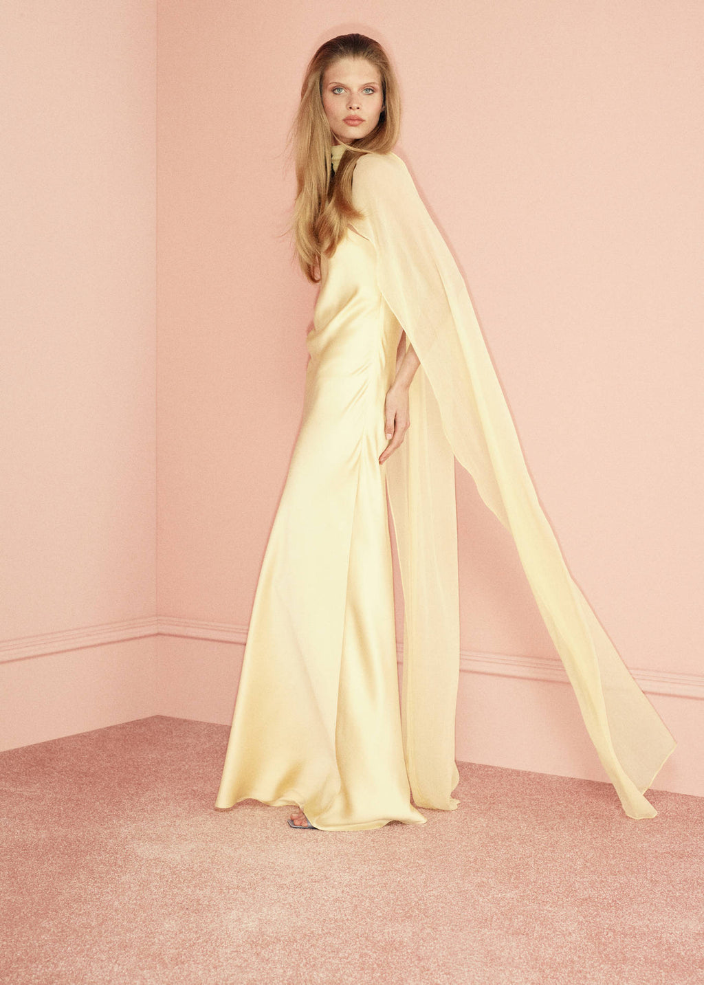 Satin Halter Neck Dress