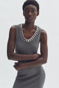 Stella McCartney x H&M Chain-Trim Ribbed Dress