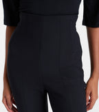 Jacquemus High-Rise Capri Pants in Black