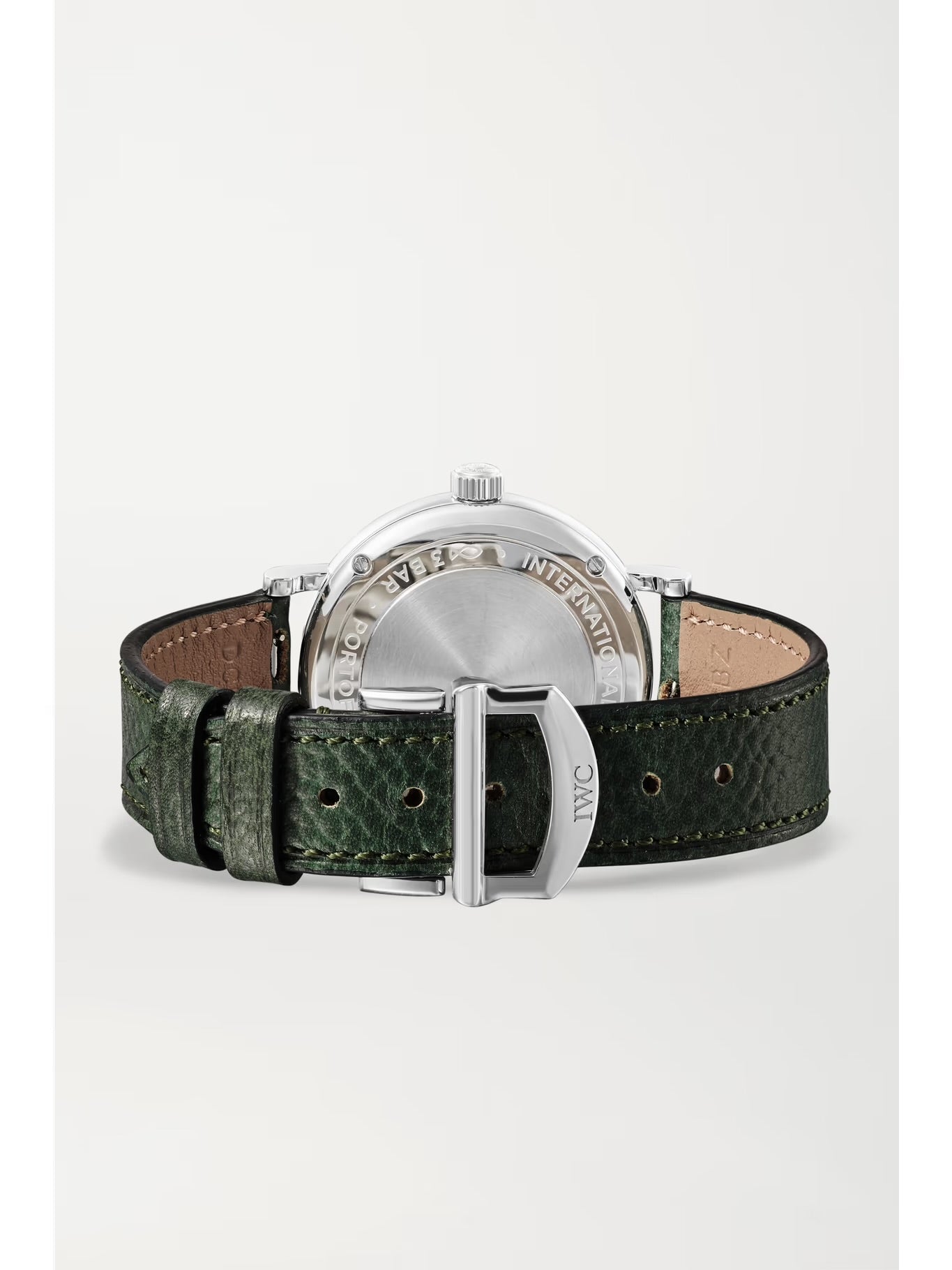 IWC Schaffhausen Portofino Automatic 40mm Stainless Steel, Textured-Leather and Diamond Watch