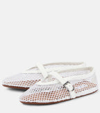Alaïa Mesh Mary Jane Ballet Flats