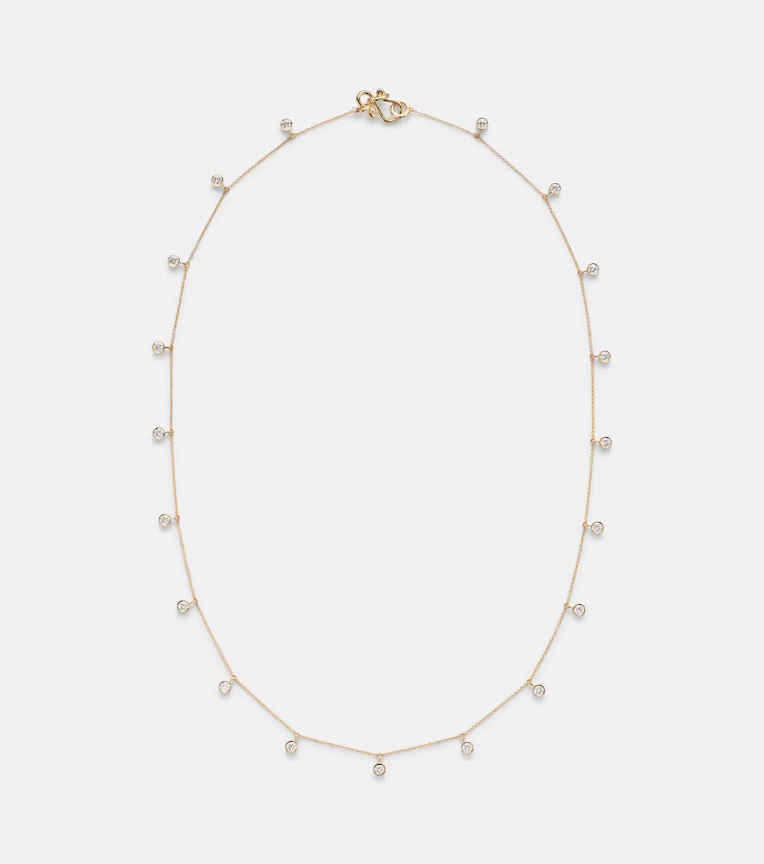 Sophie Bille Brahe Lou Of The Valley 18kt Gold Necklace with Diamonds