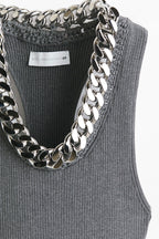 Stella McCartney x H&M Chain-Trim Ribbed Dress