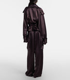 The Frankie Shop Delny Satin Cargo Pants