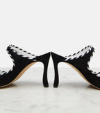 Manolo Blahnik Pura Suede Mules – Black