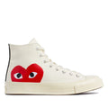 PLAY Converse Red Heart Chuck Taylor All Star '70 High Sneakers – White