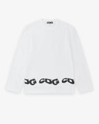 CDG  Wavy Print L/S T-Shirt