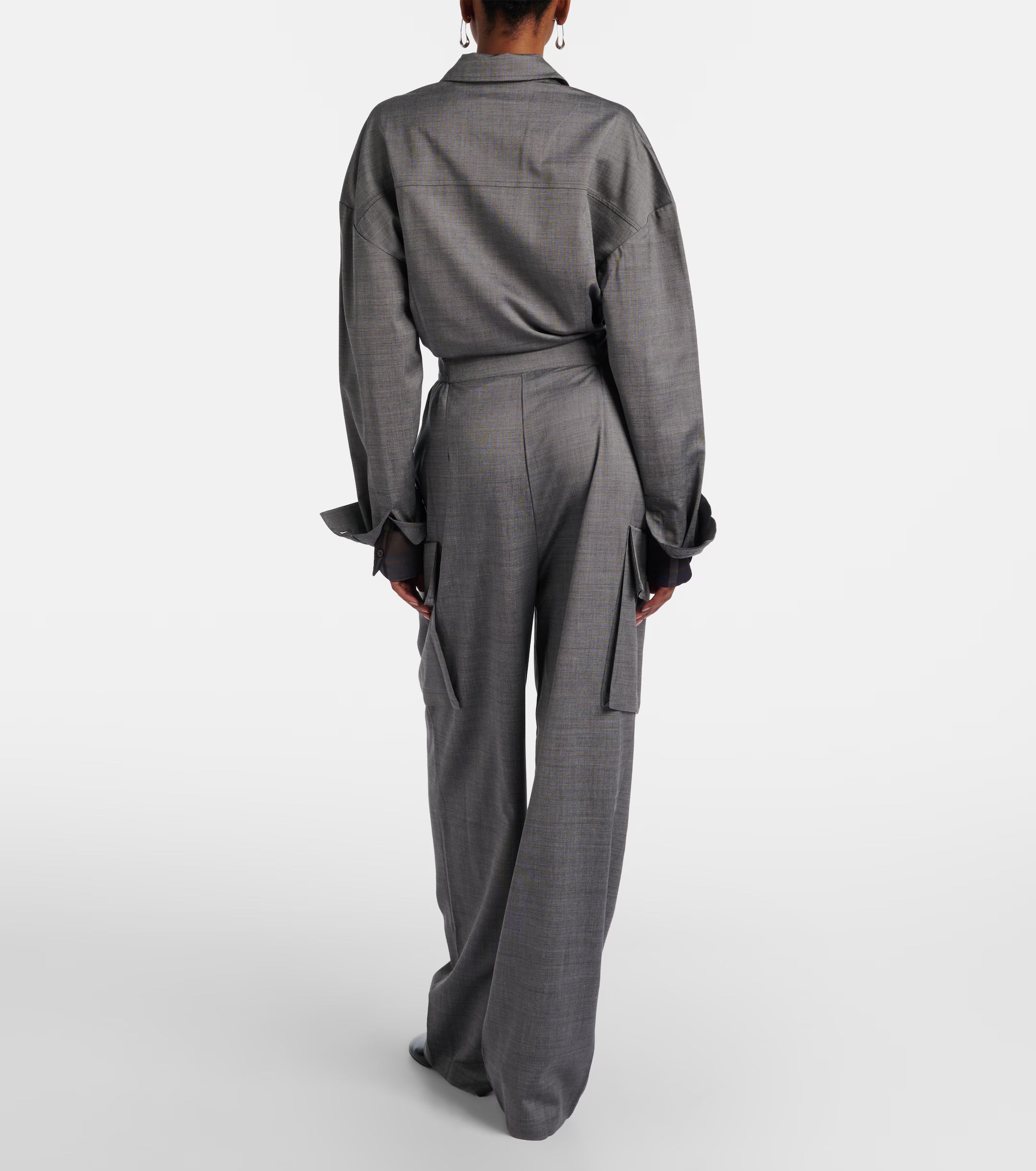 The Frankie Shop Linda Belted Jumpsuit