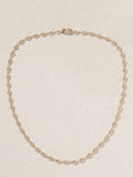 Sydney Evan Small Evil Eye Eternity 14-Karat Gold Diamond Necklace