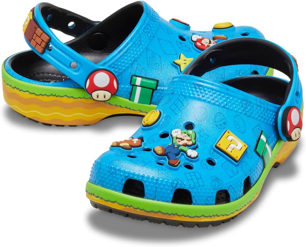 Crocs Unisex Kids Super Mario Classic Clog