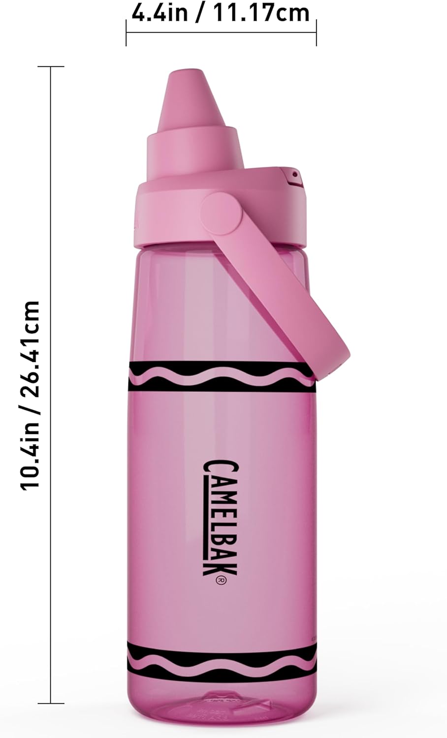 CamelBak Crayola Chug Tritan Renew Water Bottle Pink Flamingo 25 oz