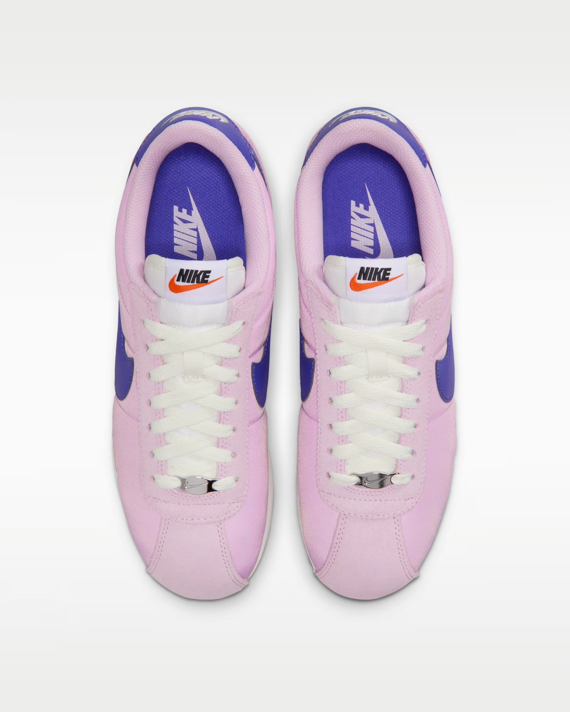 Nike Cortez Textile Trainers – Light Arctic Pink / Sail / Paramount Blue