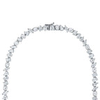 LUXE 27ct Lab Diamond Tennis Necklace in 18K White Gold