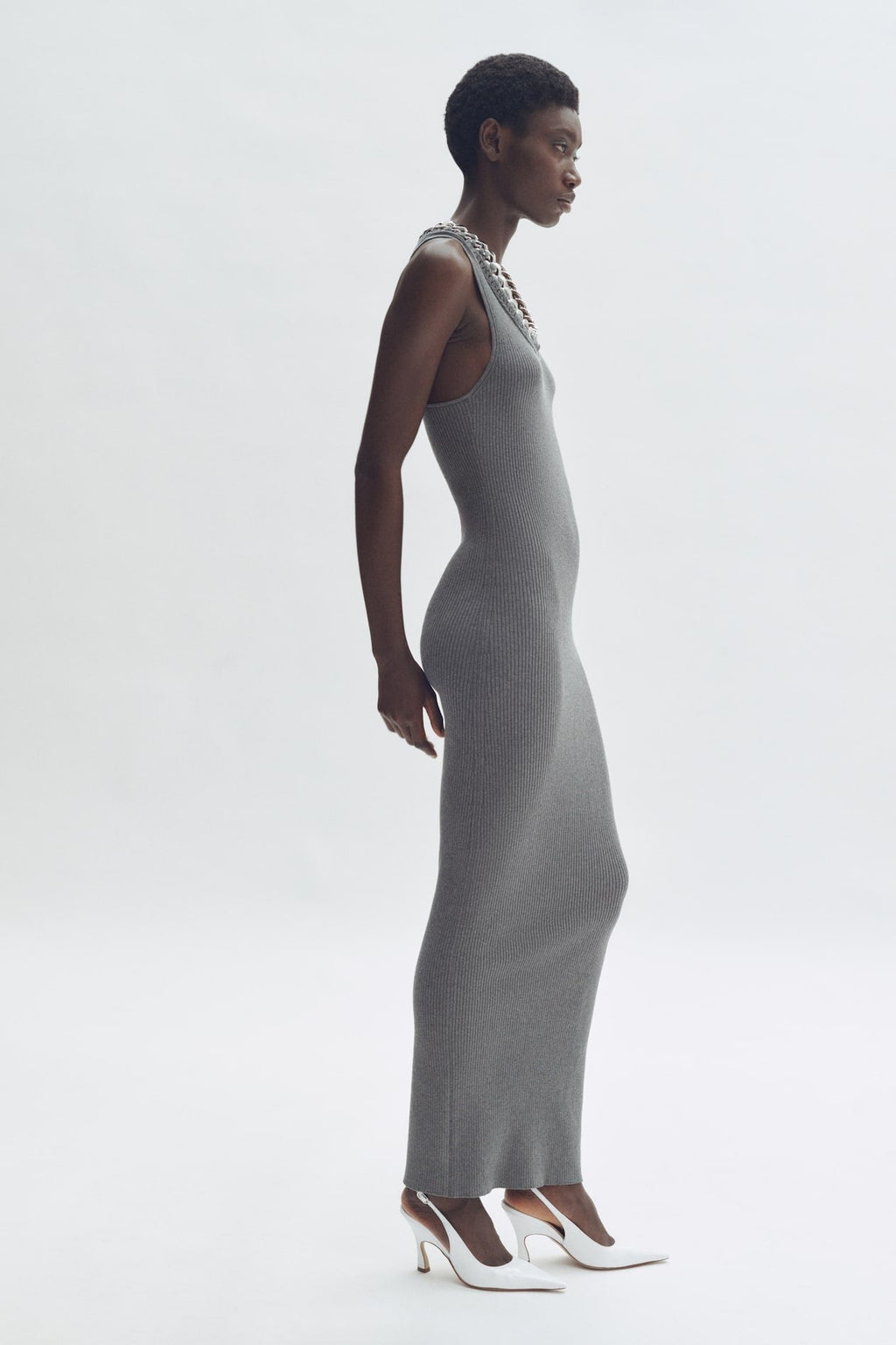 Stella McCartney x H&M Chain-Trim Ribbed Dress