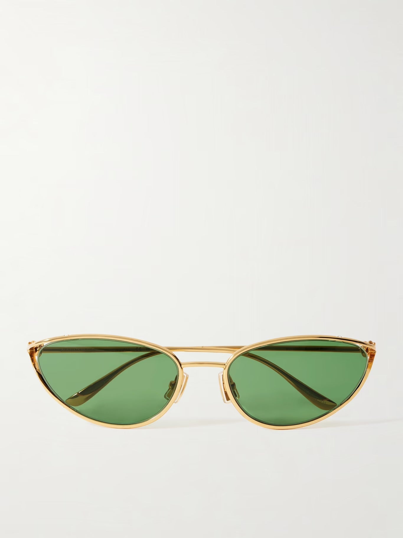 Bottega Veneta Eyewear Cat-Eye Gold-Tone Sunglasses