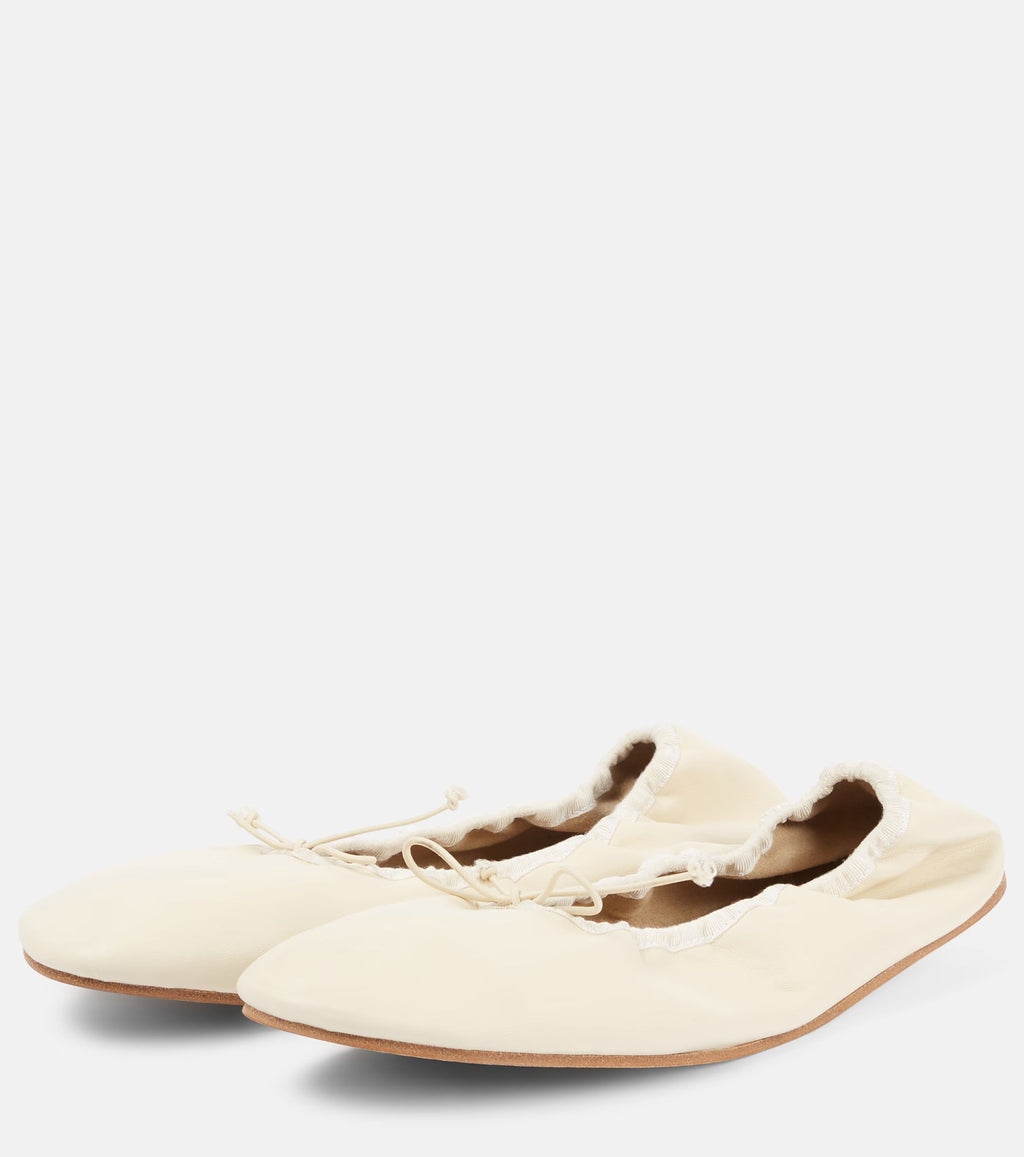 Leather Ballet Flats