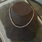 18K Prong-Set Fancy Diana Diamond Tennis Necklace