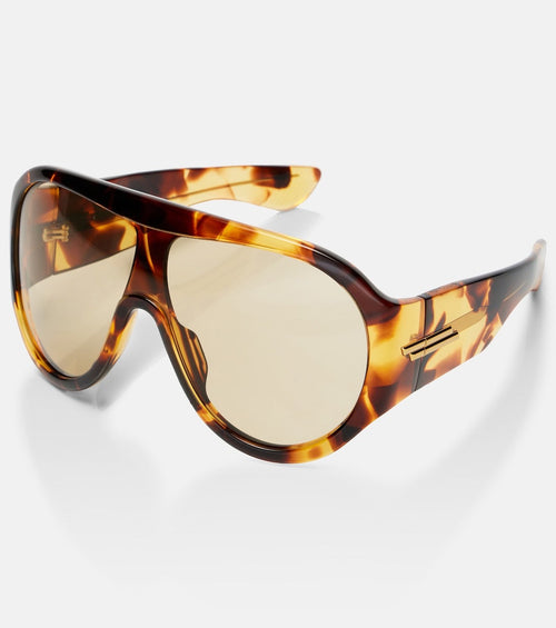 Bottega Veneta Fashion Sow Oversized Mask Sunglasses