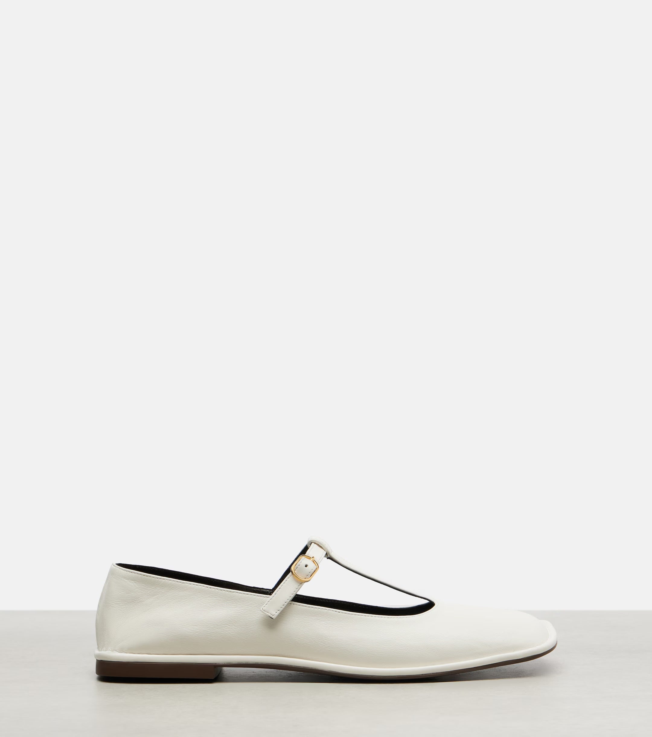 The Row Mary T-Bar Leather Flats
