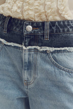 Stella McCartney x H&M Two-Tone Wide-Leg Jeans