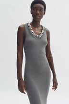 Stella McCartney x H&M Chain-Trim Ribbed Dress