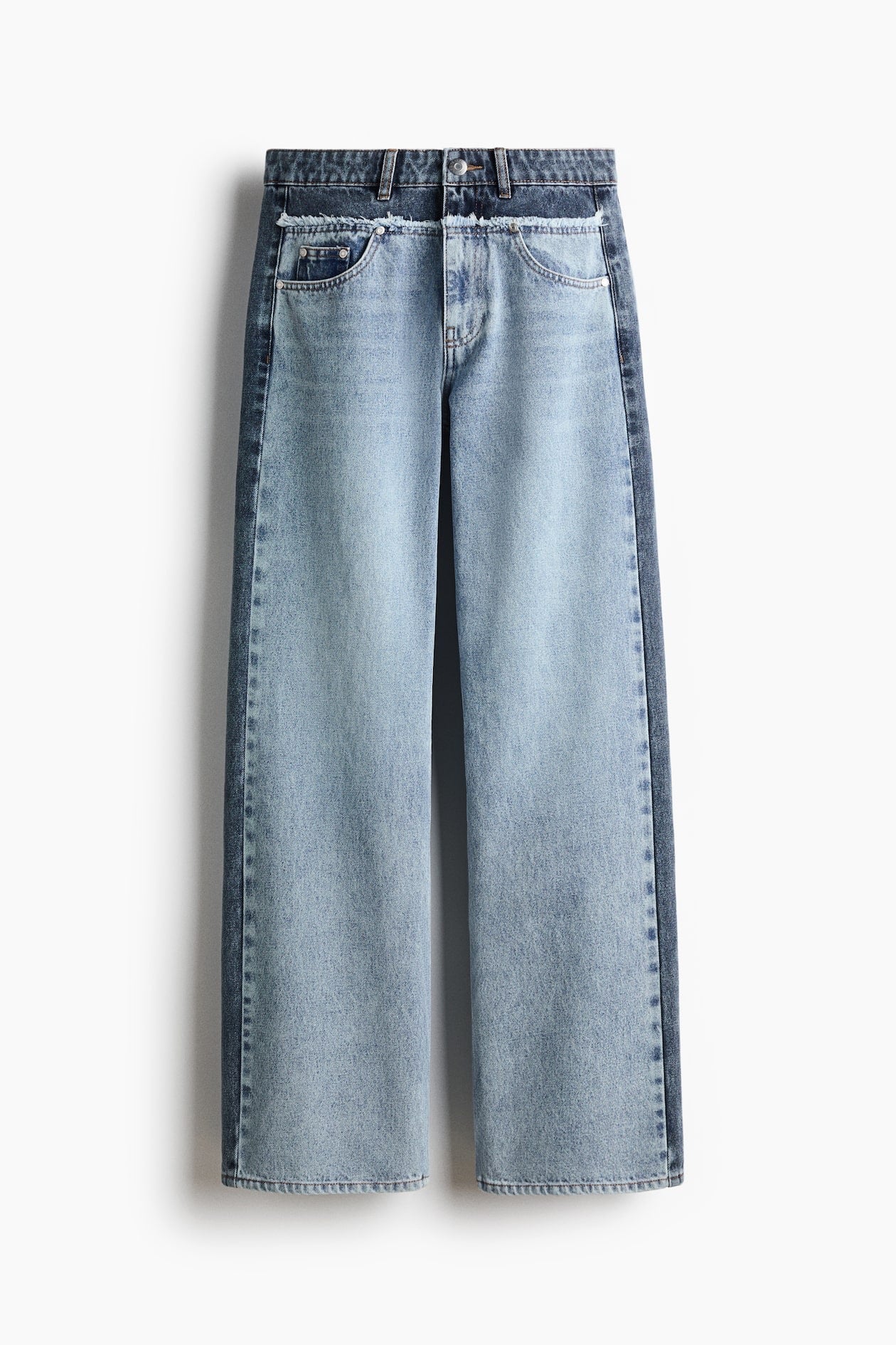Stella McCartney x H&M Two-Tone Wide-Leg Jeans