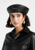 Manière De Voir Vegan Leather Beret
