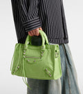Balenciaga Le City Small Leather Tote Bag Green