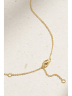 My First De Beers Clea 18-Karat Gold Diamond Necklace