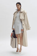 Stella McCartney x H&M Oversized Trench Coat in Light Beige