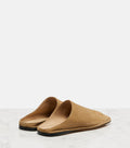 The Row Piper Suede Slides