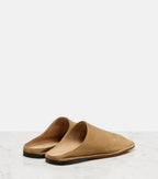 The Row Piper Suede Slides