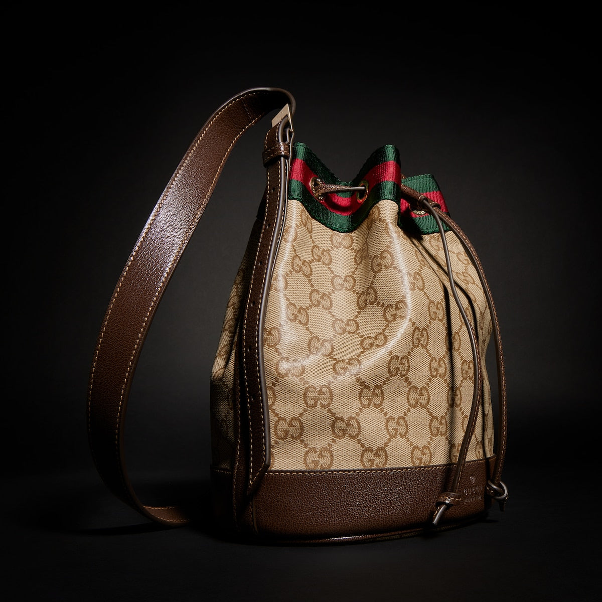 Gucci Venice Small Bucket Bag in GG Canvas
