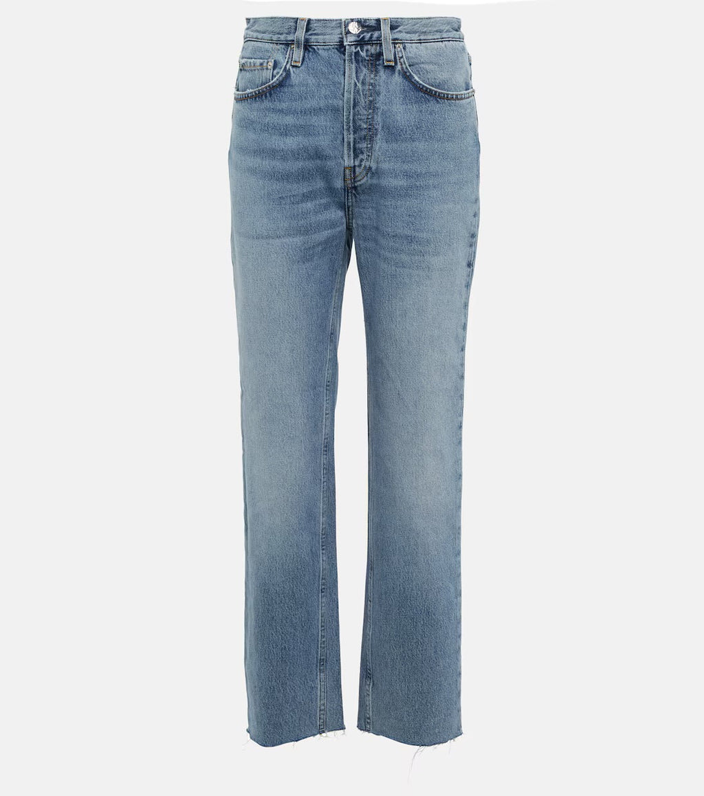 Toteme High-Rise Straight Jeans