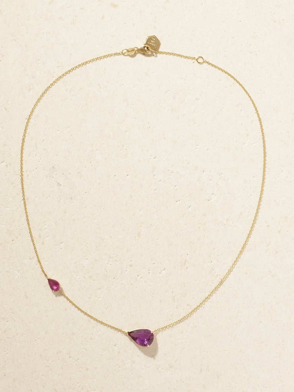 Sapphire and Diamond Necklace, 18K Yellow Gold