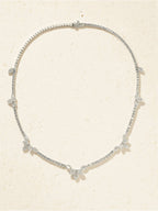 18-Karat White Gold Diamond Necklace