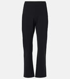 RÓHE Scuba Cropped Slim Pants in Black