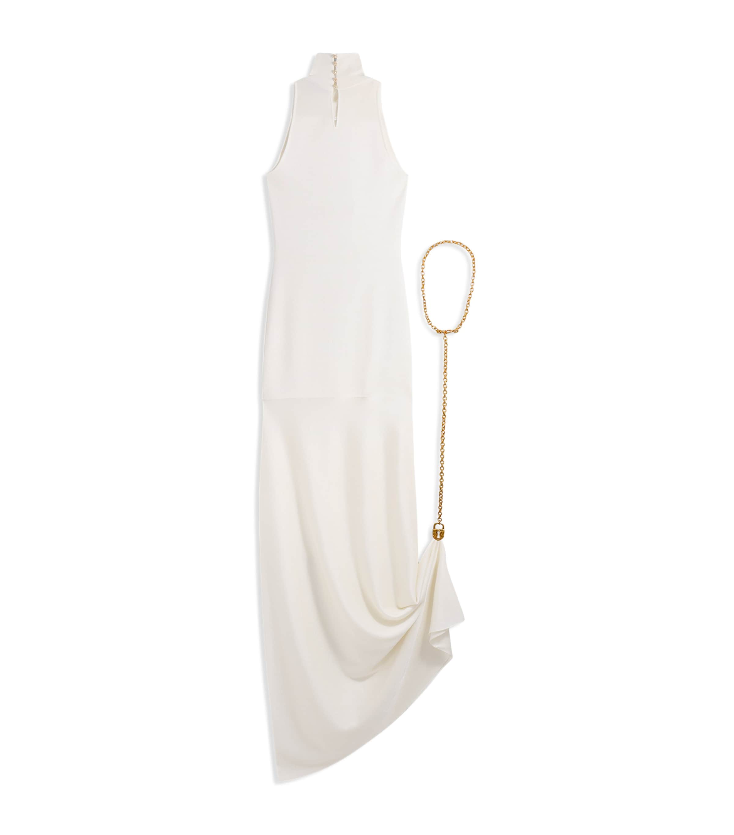 Schiaparelli Keyhole Padlock and Chain Gown