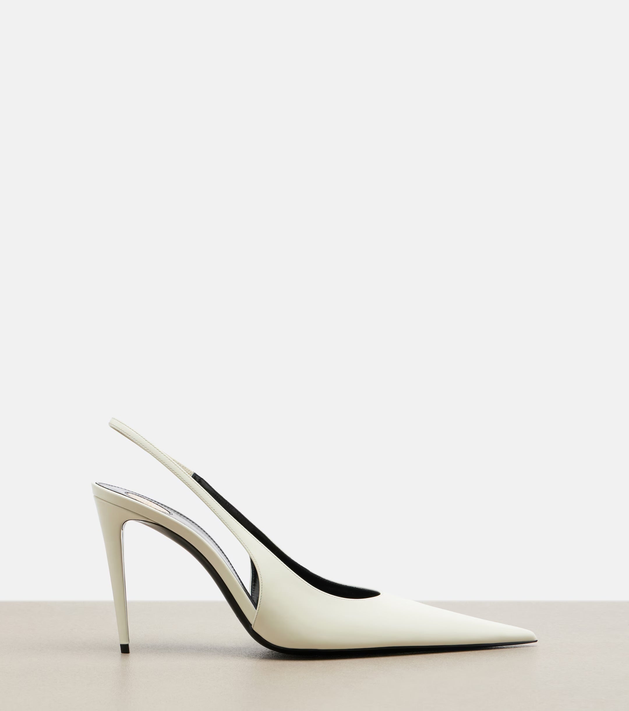 Saint Laurent Leather Slingback Pumps